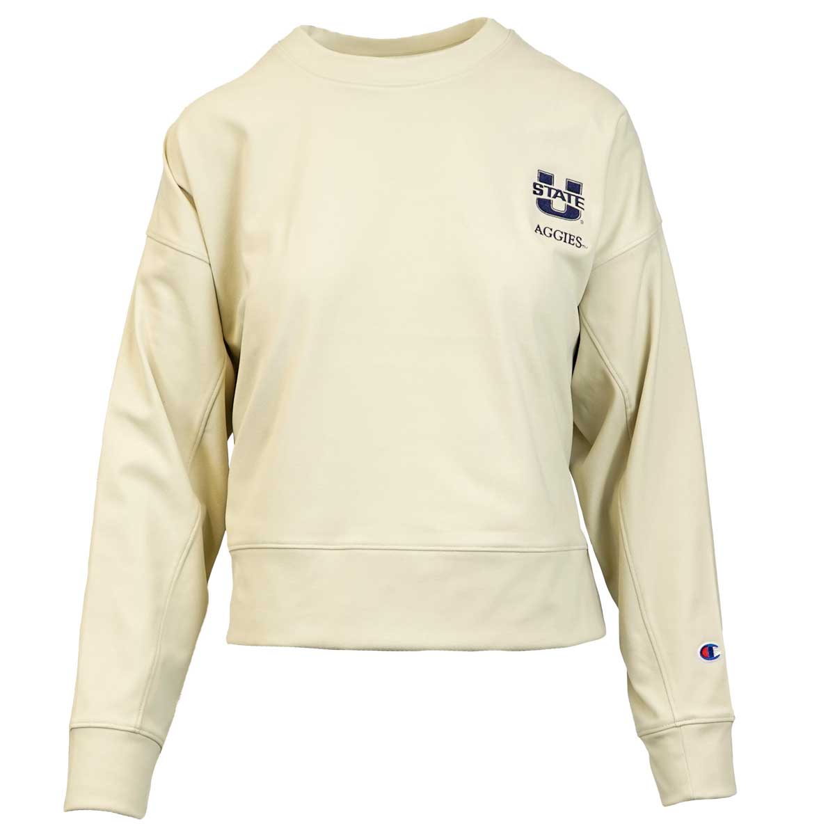 Women s Champion Champion U State Aggies Cropped Crew Sweatshirt